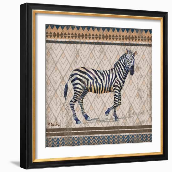 Tribal Trek Neutral I-Paul Brent-Framed Art Print