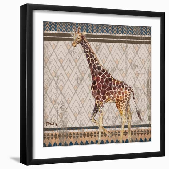 Tribal Trek Neutral II-Paul Brent-Framed Art Print