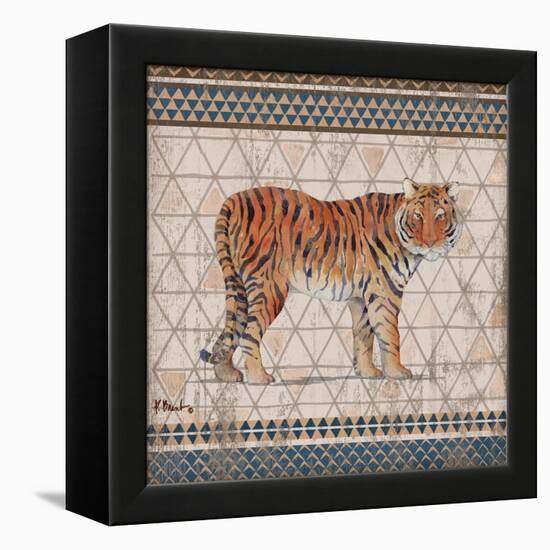 Tribal Trek Neutral III-Paul Brent-Framed Stretched Canvas