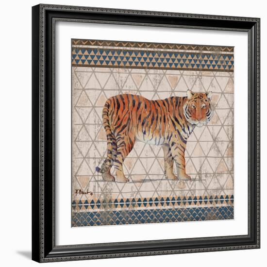 Tribal Trek Neutral III-Paul Brent-Framed Art Print