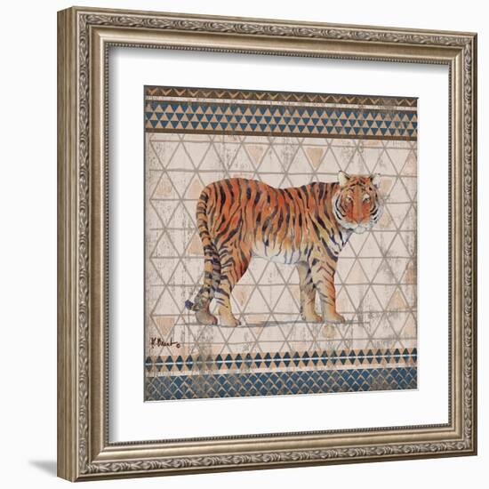 Tribal Trek Neutral III-Paul Brent-Framed Art Print