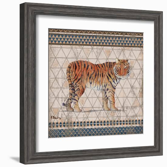 Tribal Trek Neutral III-Paul Brent-Framed Art Print