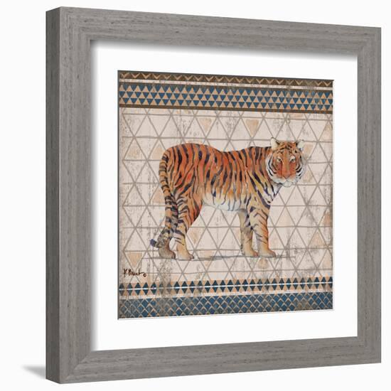 Tribal Trek Neutral III-Paul Brent-Framed Art Print