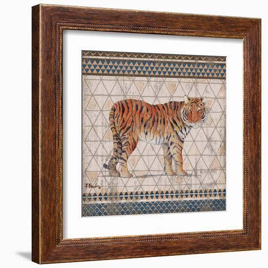 Tribal Trek Neutral III-Paul Brent-Framed Art Print