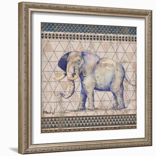 Tribal Trek Neutral IV-Paul Brent-Framed Art Print