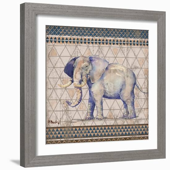 Tribal Trek Neutral IV-Paul Brent-Framed Art Print