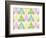 Tribal Triangles-Joanne Paynter Design-Framed Giclee Print