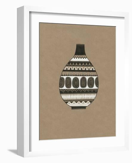 Tribal Vase 1-Natasha Marie-Framed Giclee Print