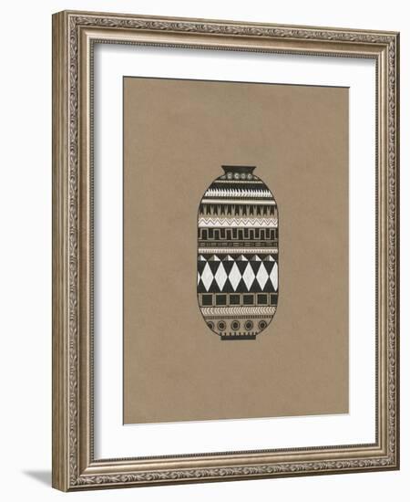 Tribal Vase 2-Natasha Marie-Framed Giclee Print