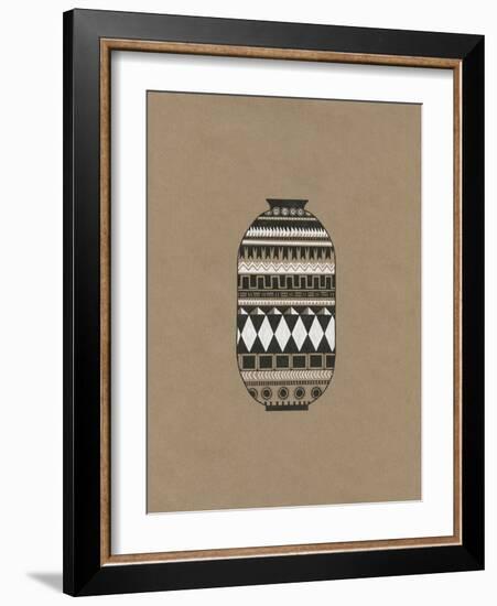 Tribal Vase 2-Natasha Marie-Framed Giclee Print