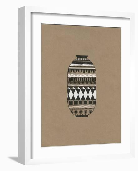 Tribal Vase 2-Natasha Marie-Framed Giclee Print