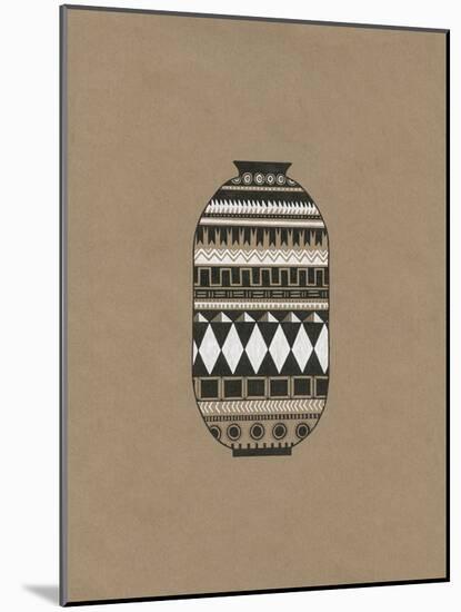 Tribal Vase 2-Natasha Marie-Mounted Giclee Print