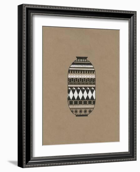 Tribal Vase 2-Natasha Marie-Framed Giclee Print