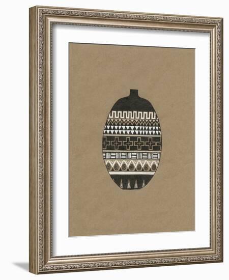 Tribal Vase 3-Natasha Marie-Framed Giclee Print