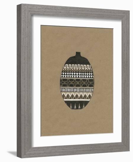 Tribal Vase 3-Natasha Marie-Framed Giclee Print