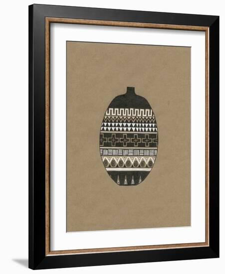 Tribal Vase 3-Natasha Marie-Framed Giclee Print