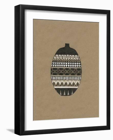 Tribal Vase 3-Natasha Marie-Framed Giclee Print