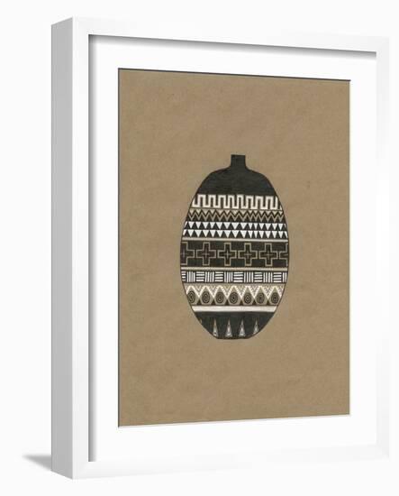 Tribal Vase 3-Natasha Marie-Framed Giclee Print