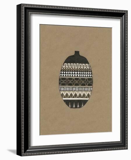 Tribal Vase 3-Natasha Marie-Framed Giclee Print