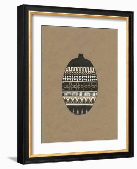 Tribal Vase 3-Natasha Marie-Framed Giclee Print