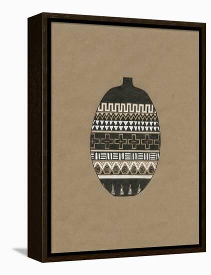 Tribal Vase 3-Natasha Marie-Framed Premier Image Canvas