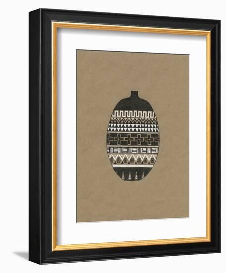 Tribal Vase 3-Natasha Marie-Framed Giclee Print