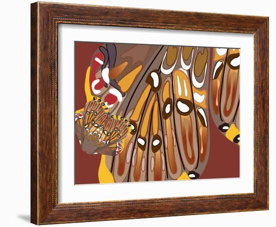 Tribal Wara-Belen Mena-Framed Giclee Print