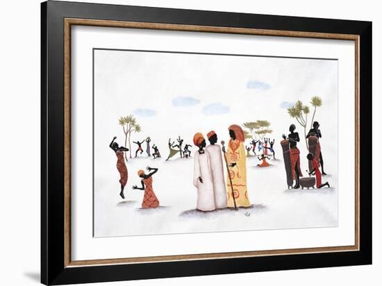 Tribal Wedding-Judy Mastrangelo-Framed Giclee Print