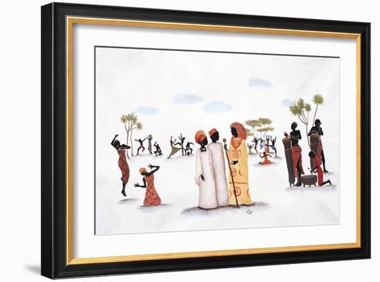 Tribal Wedding-Judy Mastrangelo-Framed Giclee Print