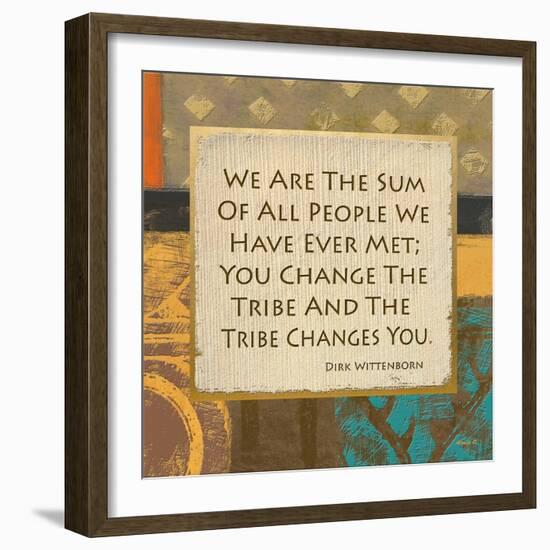 Tribe Change-Alonza Saunders-Framed Art Print