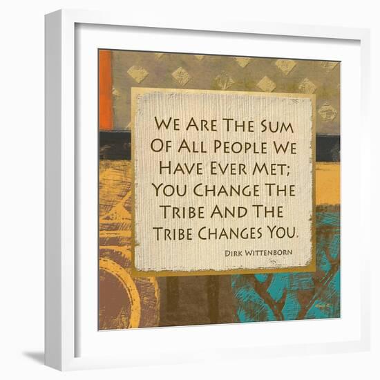 Tribe Change-Alonza Saunders-Framed Art Print