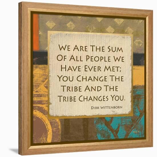 Tribe Change-Alonza Saunders-Framed Stretched Canvas