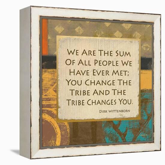 Tribe Change-Alonza Saunders-Framed Stretched Canvas