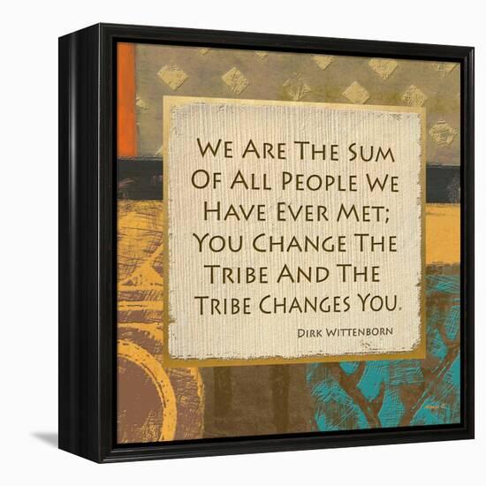 Tribe Change-Alonza Saunders-Framed Stretched Canvas