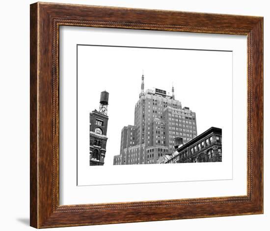 Tribeca, NYC (b/w)-Erin Clark-Framed Art Print