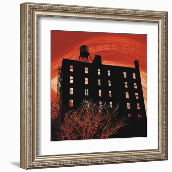 Tribeca Twilight-Erin Clark-Framed Art Print