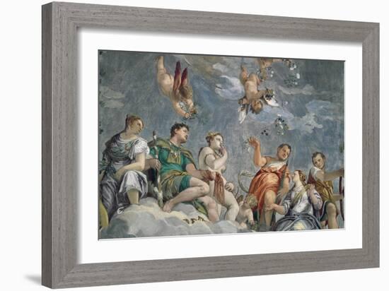 Tribunal of Love, Young Bride About to Be Judged for Her Conduct-Paolo Veronese-Framed Giclee Print