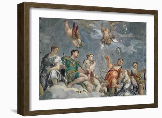 Tribunal of Love, Young Bride About to Be Judged for Her Conduct-Paolo Veronese-Framed Giclee Print