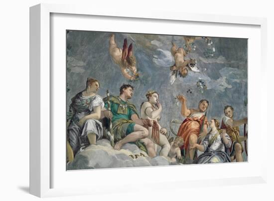 Tribunal of Love, Young Bride About to Be Judged for Her Conduct-Paolo Veronese-Framed Giclee Print