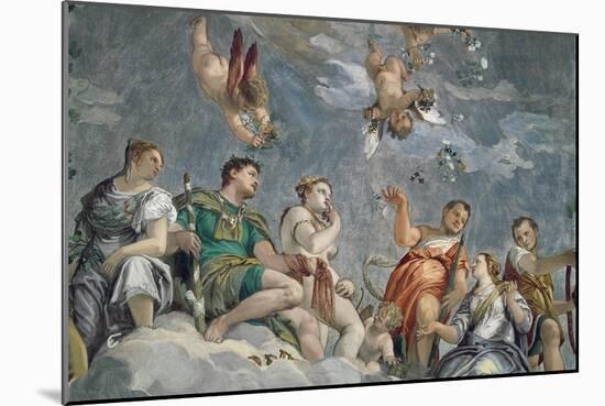Tribunal of Love, Young Bride About to Be Judged for Her Conduct-Paolo Veronese-Mounted Giclee Print