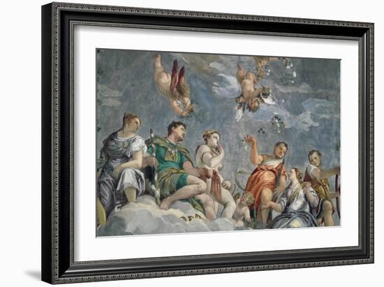 Tribunal of Love, Young Bride About to Be Judged for Her Conduct-Paolo Veronese-Framed Giclee Print