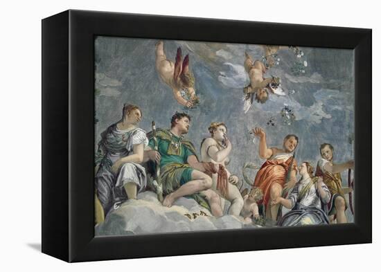 Tribunal of Love, Young Bride About to Be Judged for Her Conduct-Paolo Veronese-Framed Premier Image Canvas