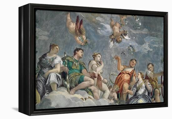 Tribunal of Love, Young Bride About to Be Judged for Her Conduct-Paolo Veronese-Framed Premier Image Canvas