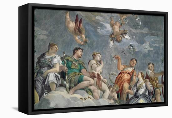 Tribunal of Love, Young Bride About to Be Judged for Her Conduct-Paolo Veronese-Framed Premier Image Canvas