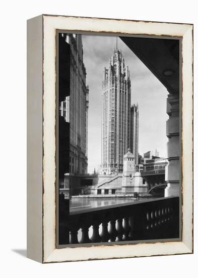 Tribune Tower, Chicago-null-Framed Premier Image Canvas