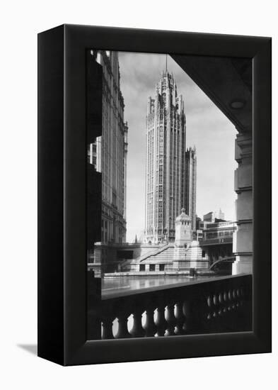 Tribune Tower, Chicago-null-Framed Premier Image Canvas