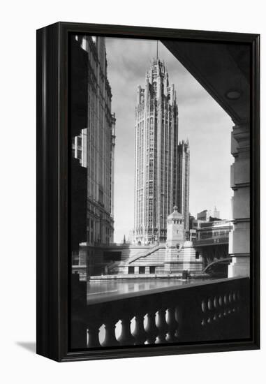 Tribune Tower, Chicago-null-Framed Premier Image Canvas