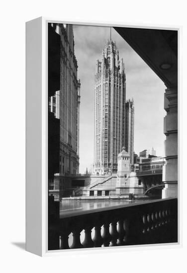 Tribune Tower, Chicago-null-Framed Premier Image Canvas