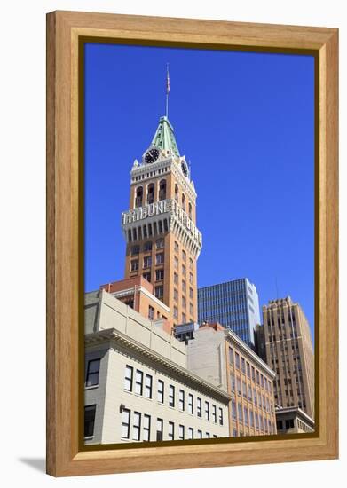 Tribune Tower, Oakland, California, United States of America, North America-Richard Cummins-Framed Premier Image Canvas