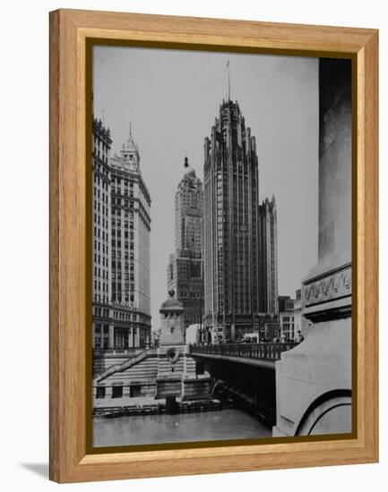 Tribune Tower-null-Framed Premier Image Canvas